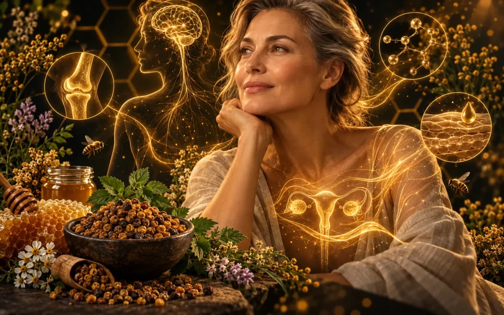 Kako fermentisana perga biološki balansira organizam žene u menopauzi